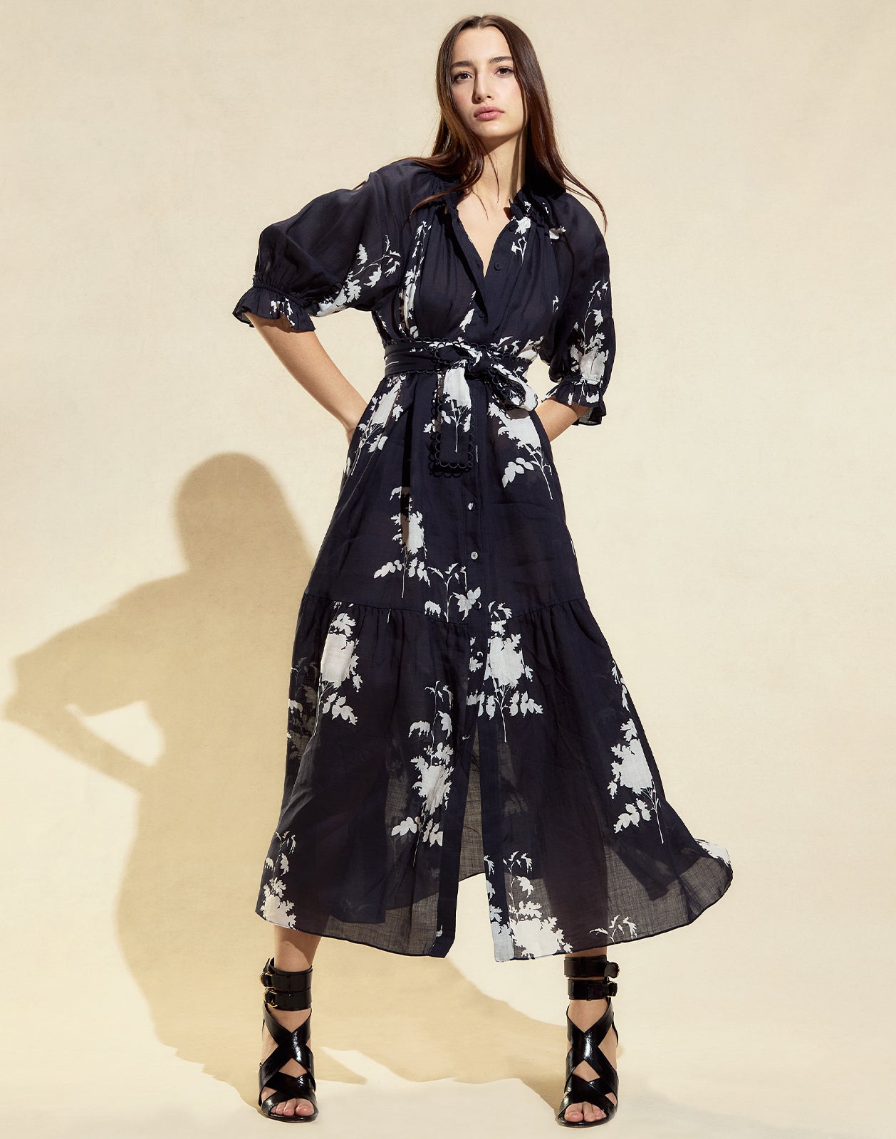 Rosewood Ramie Dress