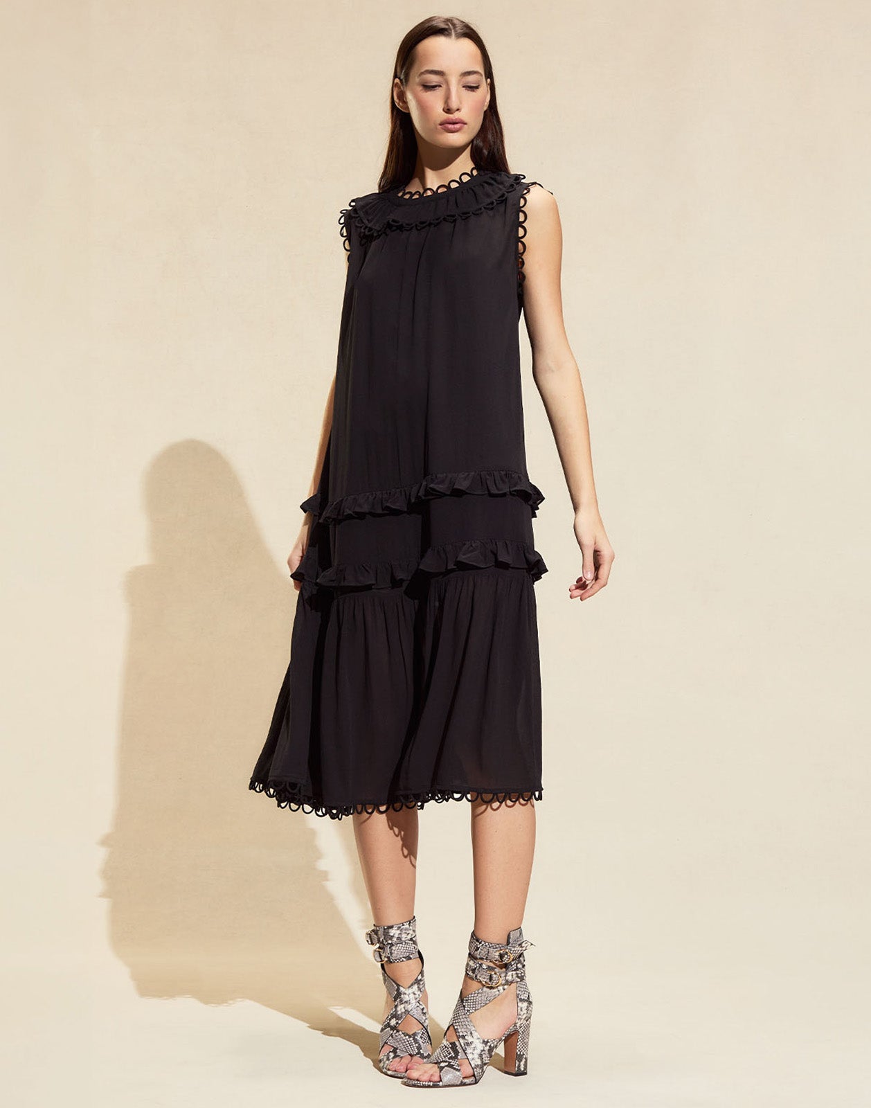 Annabelle Sleeveless Midi Dress