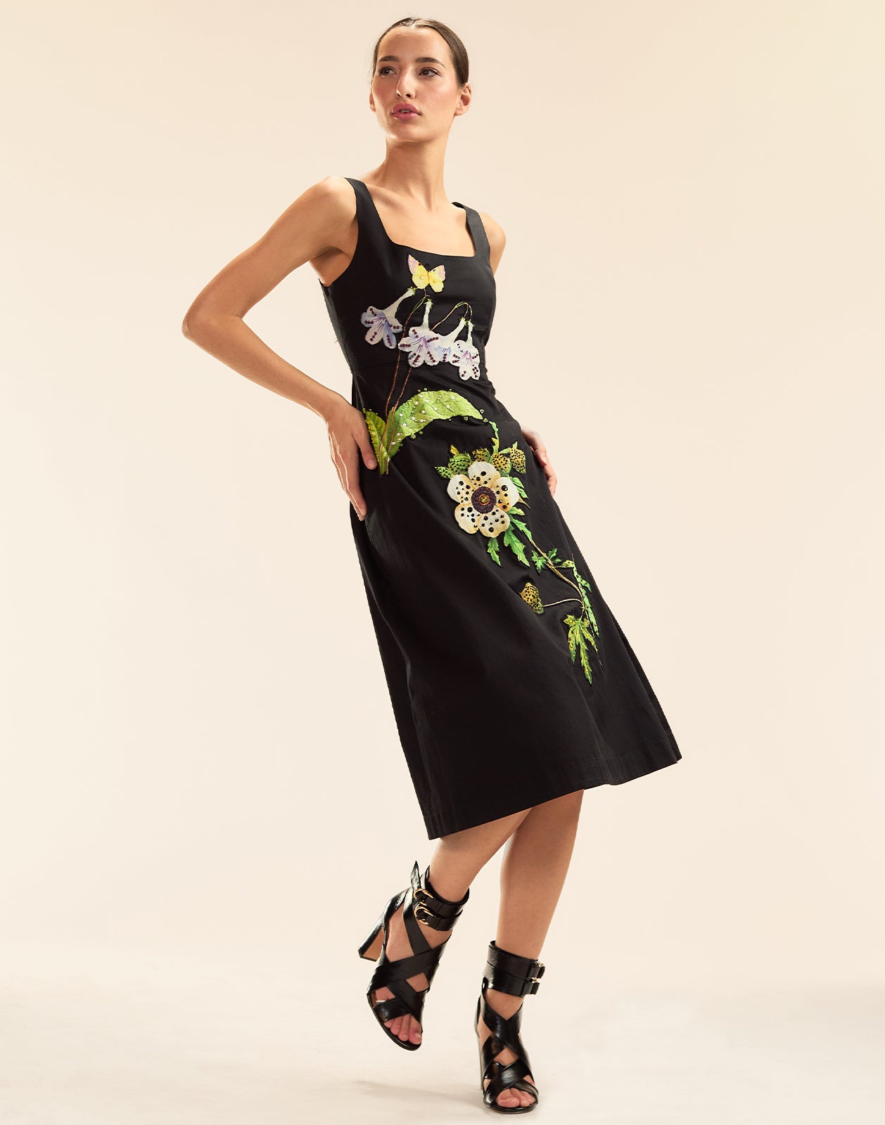 Embellished Bellflower Dress