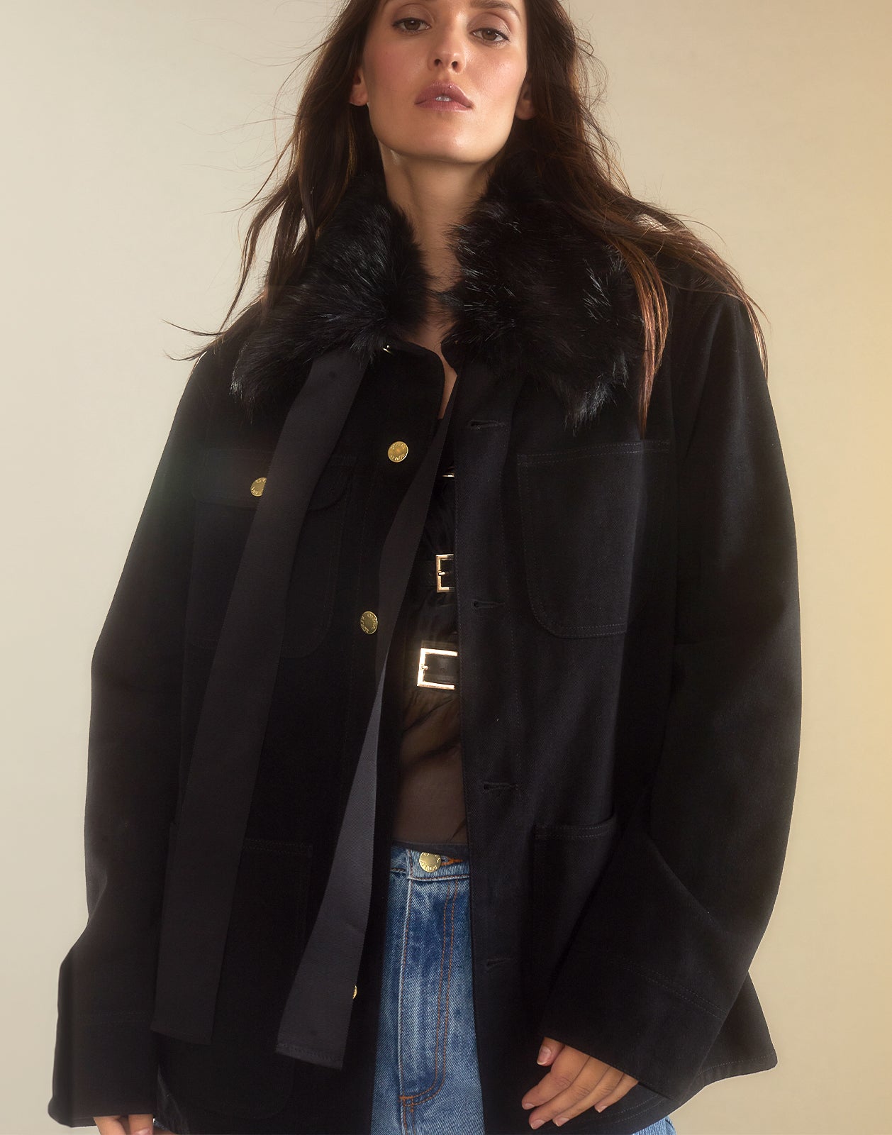 Outward Bound Field Removable Fur Collar Jacket