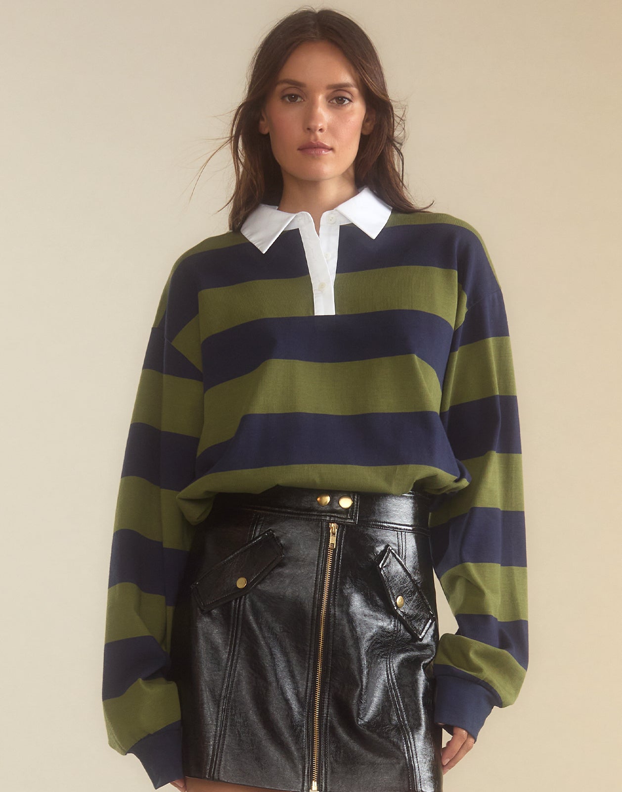 Ardie Striped Rugby Shirt