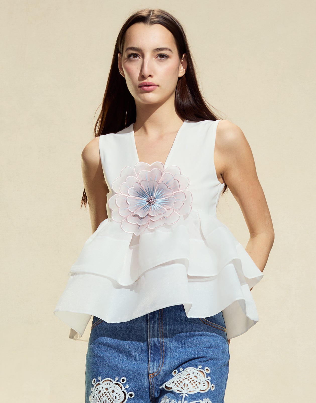Daphne Organza Top