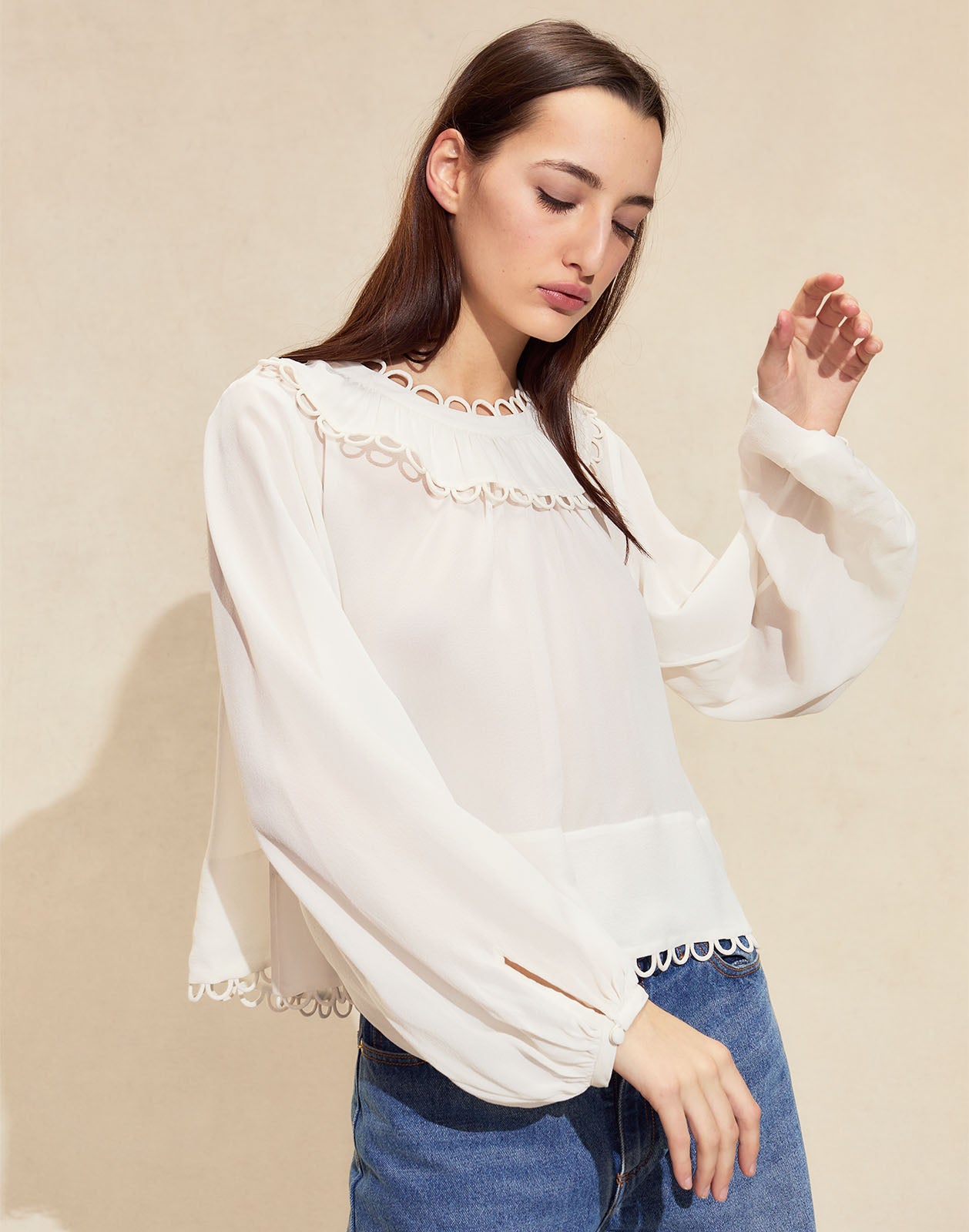 Annabelle Long Sleeve Blouse