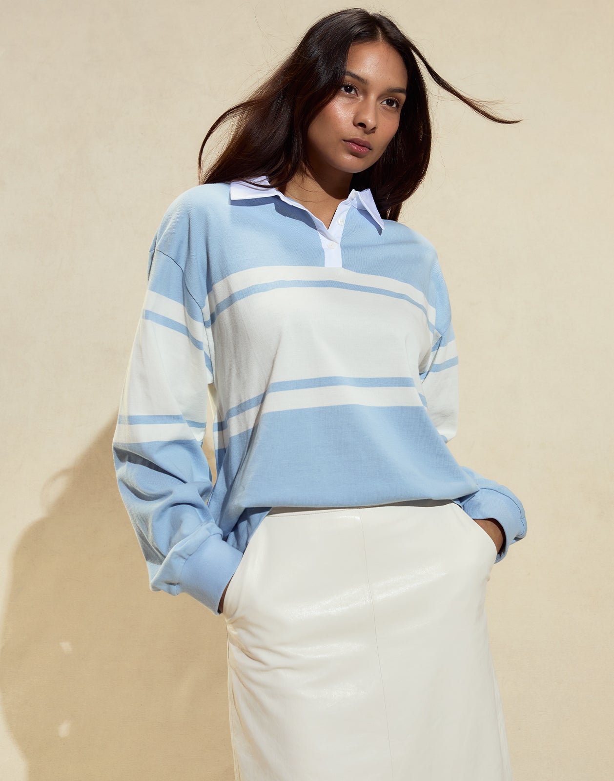 Ardie Striped Rugby Shirt
