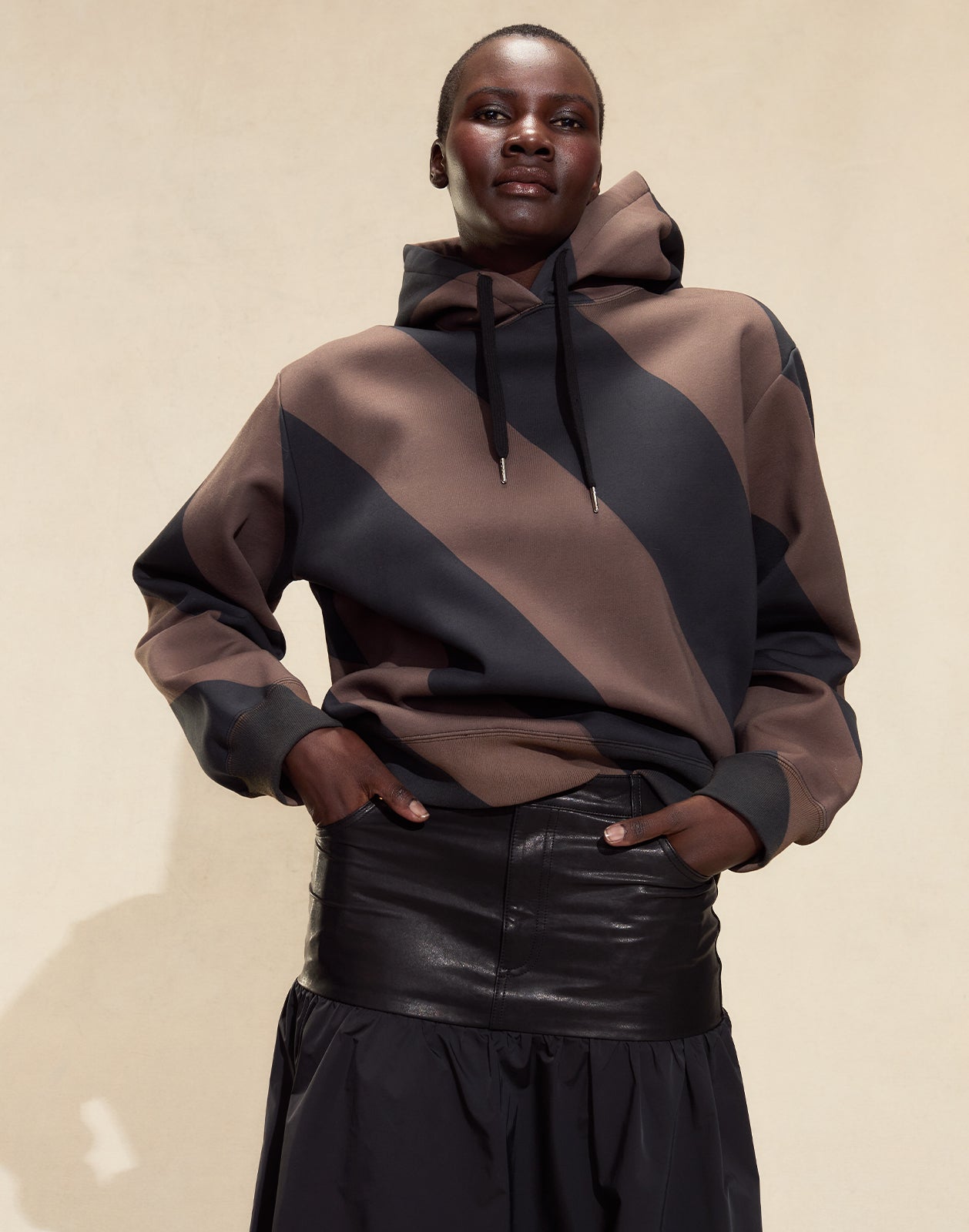 Drew Striped Hoodie
