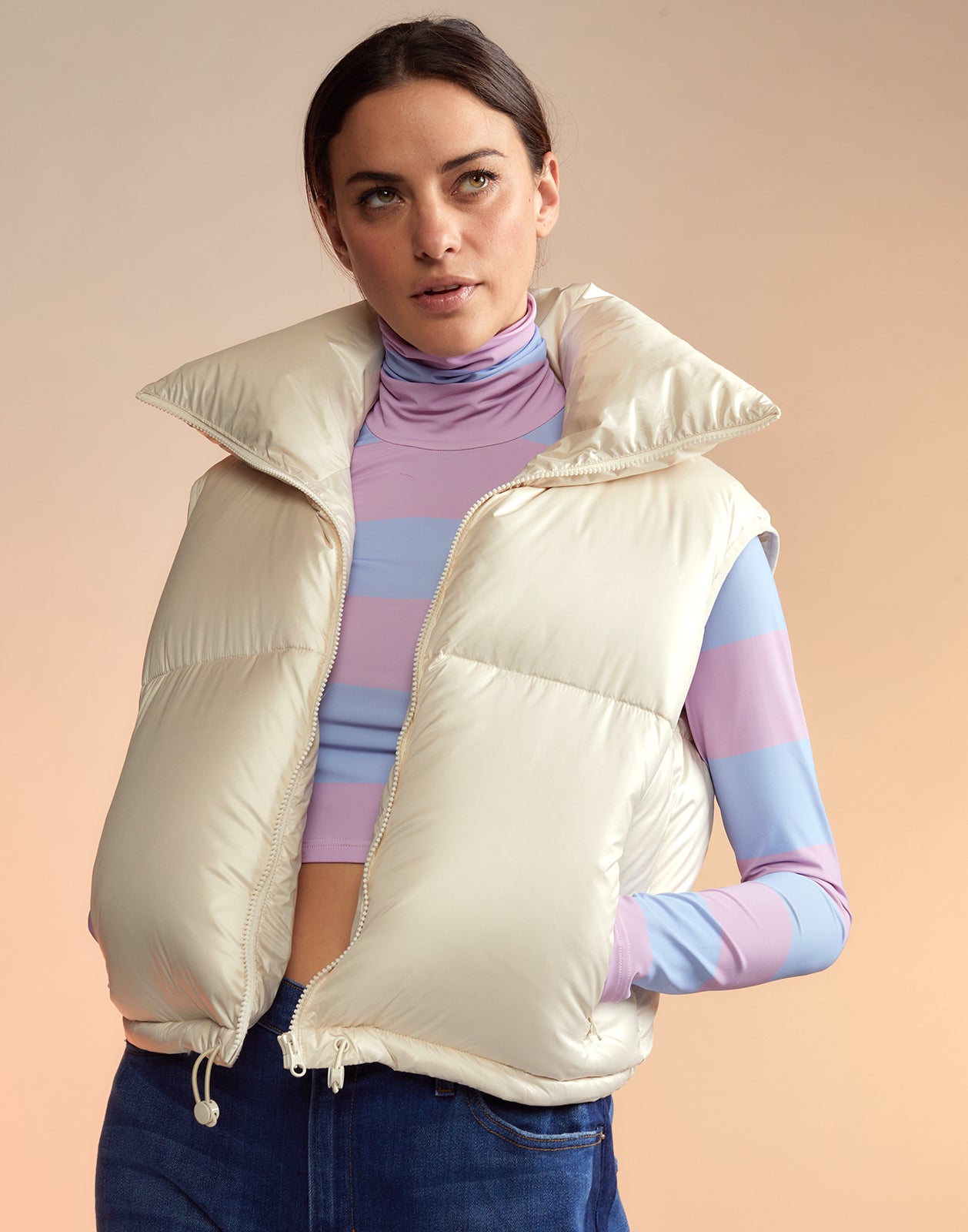Nylon Puffer Vest